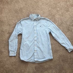 Vineyard Vines Whale Shirt Button Down Boys Large